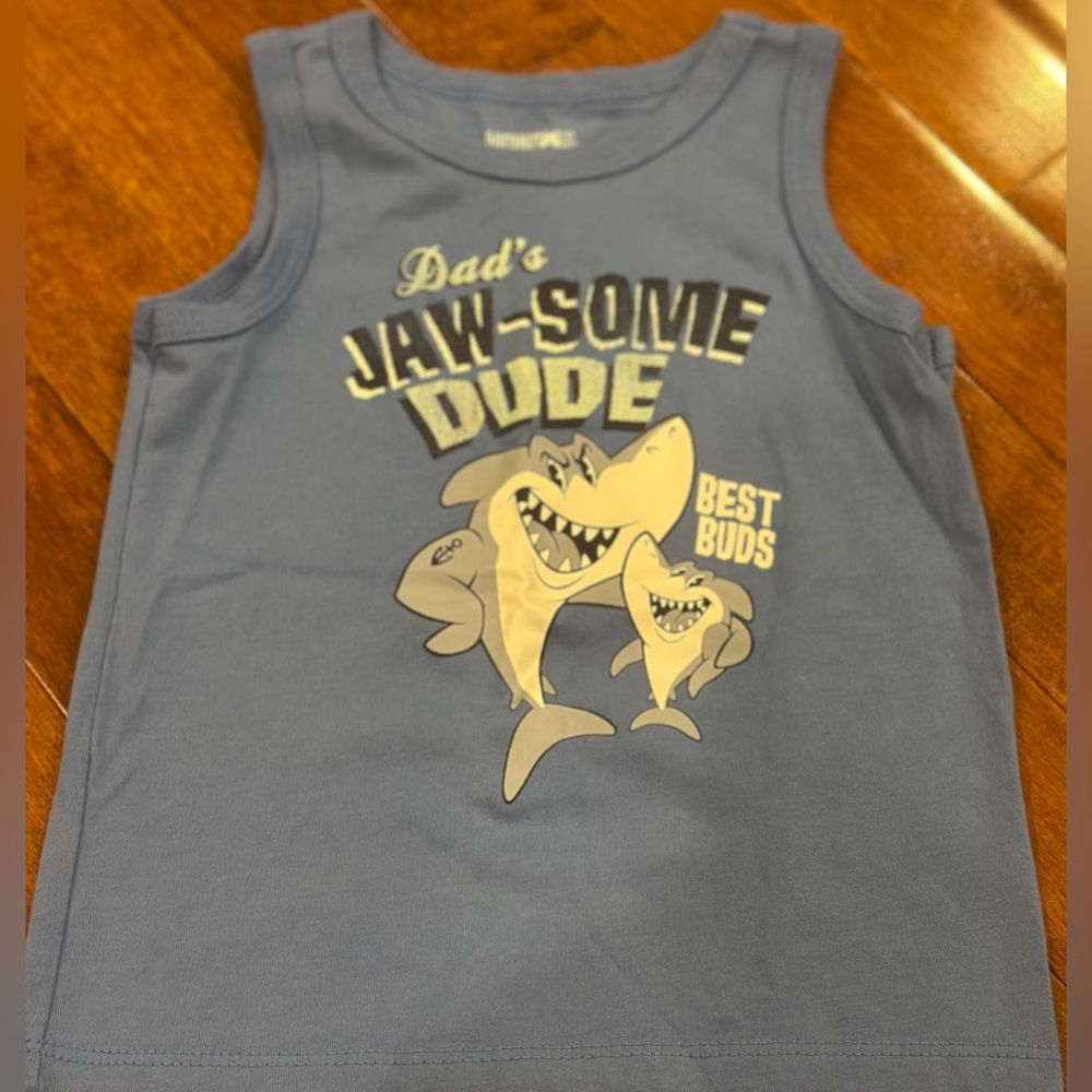 Garanimals Jaw-Some Dude Shark Tank Top - Blue